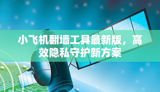 小飞机翻墙工具最新版，高效隐私守护新方案