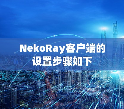 NekoRay客户端的设置步骤如下