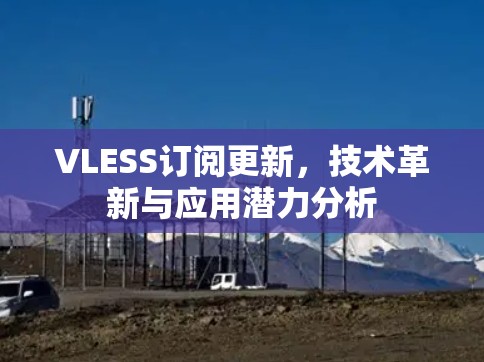 VLESS订阅更新，技术革新与应用潜力分析