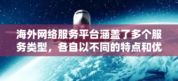 海外网络服务平台涵盖了多个服务类型，各自以不同的特点和优势在全球范围内运营。以下是这些平台的分类及其主要特点