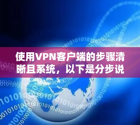 使用VPN客户端的步骤清晰且系统,以下是分步说明
