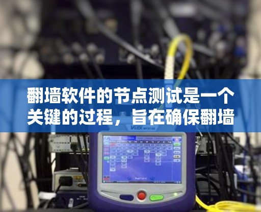 翻墙软件的节点测试是一个关键的过程，旨在确保翻墙服务的质量和安全性。以下是对这一过程的详细分步说明