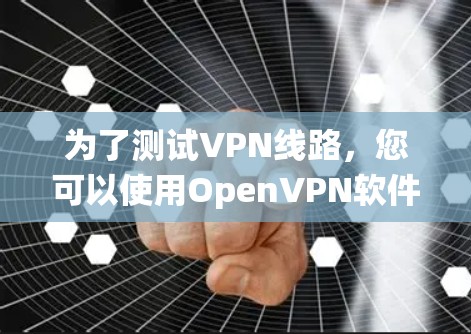 为了测试VPN线路，您可以使用OpenVPN软件，它是免费且开源的，适用于多种操作系统。以下是详细的步骤指南