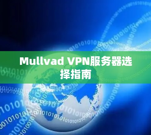 Mullvad VPN服务器选择指南