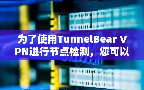 为了使用TunnelBear VPN进行节点检测,您可以按照以下步骤操作