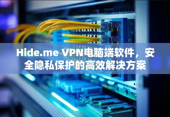 Hide.me VPN电脑端软件，安全隐私保护的高效解决方案