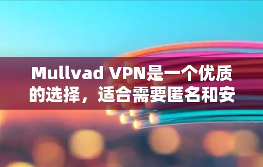 Mullvad VPN是一个优质的选择，适合需要匿名和安全的用户。以下是其详细推荐