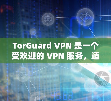 TorGuard VPN 是一个受欢迎的 VPN 服务,适合需要多平台支持和高隐私保护的用户。以下是对其推荐的详细分析