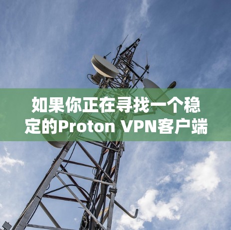 如果你正在寻找一个稳定的Proton VPN客户端,Proton VPN提供了多种客户端选择,涵盖不同的操作系统和平台。以下是一些推荐的客户端